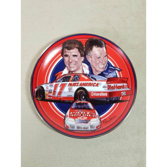 Darrell Waltrip Reflections Of A Champ 6 1/2" Year 1997 Wall Decor Plate Vtg - Picture 8 of 12